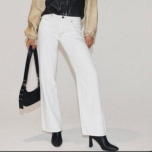 White Denim Pants